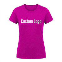 Vente directe d'usine, t-shirt en coton pour femme avec imprimé unique, col rond décontracté, manches courtes, coupe ample, t-shirt pour l'été