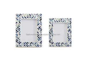 กรอบรูปไม้สไตล์ใหม่ขายดี พร้อมดีไซน์กรอบรูปเรซิ่นฝังลาย ตกแต่งผนัง โต๊ะ ไม้ กระดูก กระจก โลหะ - Product Image 5