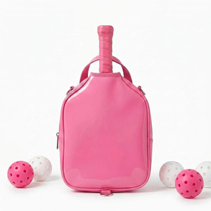 Genuine leather Pickleball Paddle Bag case designed for <b>secure</b> travel and <b>equipment</b> organization in wholesale price - Product Image 1