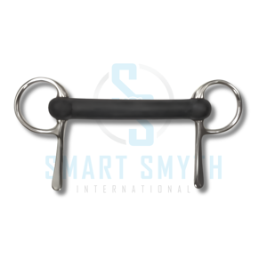 Bocado Profesional de Acero Inoxidable con Boca de Goma para Montar y Entrenar Caballos - Product Image 2