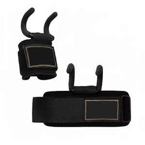 Ganchos para Levantamiento de Pesas, Ganchos de Alta Resistencia de Nailon con Gancho de Hierro, Accesorios para Gimnasio y Fitness - Product Image 2