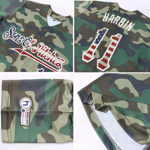 เสื้อเบสบอลชายคุณภาพสูงสำหรับเยาวชน แบบเรียบ สามารถสั่งทำลายเส้นสีเทาได้  ชุดทีมแท้พร้อมโลโก้ด้านหลัง เสื้อกีฬาระบายอากาศได้ดี - Product Image 5