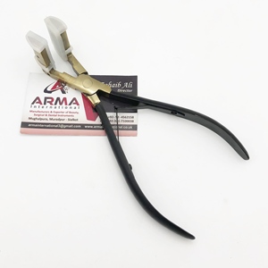 Pinzas para Extensiones de Cabello con Cinta Adhesiva de Acero Inoxidable de Grado Quirúrgico Profesional, Color Dorado Plasma con Negro, de Alta Calidad para Uso Comercial - Product Image 4
