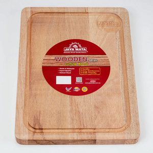 Tabla de Cortar Rectangular de Madera Natural Resistente JAYA MATA JM580, con Ranura para Jugo, Apta para Lavavajillas, 2 cm de Grosor, para Carne y Verduras - Product Image 5