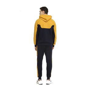 Ensemble de survêtement personnalisé pour homme avec capuche, blocs de couleur, coupe-vent, respirant, tendance, pour le sport en extérieur - Product Image 3