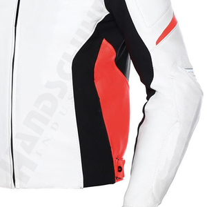 Blouson de moto en cuir véritable respirant personnalisé avec protection CE, équipement de sécurité pour le motocross, pour hommes, vente en gros OEM - Product Image 5