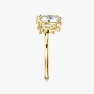Anillo de Compromiso Toi Et Moi con Diamante Cultivado en Laboratorio y Diseño de Doble Piedra - Product Image 2