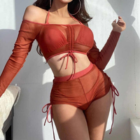 Nouveauté 2026 – Ensembles de bikinis micro triangle sexy pour femmes, maillots de bain 2 pièces avec soutien-gorge, grandes tailles, vêtements de plage à séchage rapide