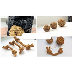 Juguete para Perros Resistente a Mordidas, Pelota de Cuerda de Coco Natural - Product Image 5