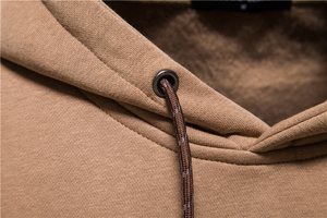 Vente en gros de sweat à capuche pull-over décontracté en molleton pour homme, en coton épais, coupe oversize, avec impression personnalisée, économique - Product Image 4