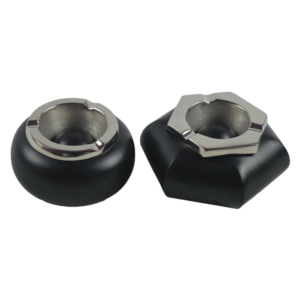 Cendrier design cœur, cendrier grille, finition peinte et polie, articles de table, cendriers design pour jardin, bar, maison, hôtel et bureau - Product Image 3