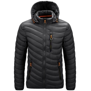 Classic Hooded Puffer Jacket for Men Quilted Thick <b>Warm</b> Padded Winter Outerwear Streetwear Casual Fashion Coat - Product Image 3