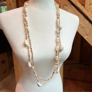 Collares de conchas marinas naturales de alta calidad, collares de conchas marinas artesanales más vendidos, joyería boho chic. - Product Image 6