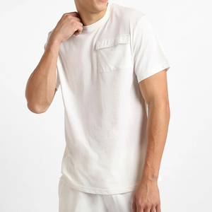 Nuevo Diseño, Conjunto de 2 Piezas de Camiseta de Manga Corta Estilo Henley y Pantalones Cortos, Pijama para Hombre para Verano, Ropa de Dormir Modal, Conjunto de Ropa Informal para Hombre - Product Image 2