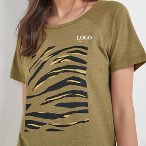 T-shirt Femme Classique Tendance pour Tous les Jours Coupe Droite Élégant Décontracté Longueur Standard 2026 OEM - Product Image 3