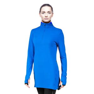 Modest Gym Wear Muslim Women 3 PCS Seamless Breathable Quick Dry Lightweight Spandex/Polyester Sports Suit Custom Long Sleeve - Product Image 2