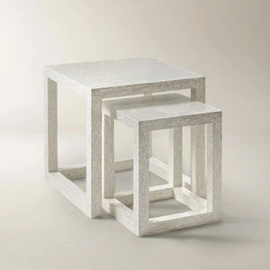 Mesa Auxiliar de Alta Calidad con Incrustaciones de Nácar, Mesa de Centro de Nácar Hecha a Mano, Muebles Decorativos de Nácar, Proveedor Mayorista de Fábrica para Exportación - Product Image 1