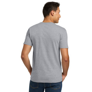 Camisetas al por Mayor para Marcas Estadounidenses, 100% Algodón, Logotipo Personalizado, Color Gris Jaspeado, Envío DDP, Comparable con Next Level - Product Image 2