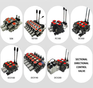 Válvula de Control Direccional Hidráulica Monobloque Serie Zd-L15 de 16 GPM con Joystick y Solenoide para Excavadoras - Product Image 5