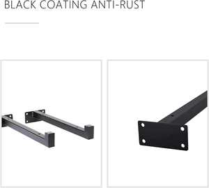 Soporte de Pared en Forma de T de Metal Resistente para Estantes, Encimeras y Decoración de Pared - Product Image 5