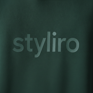 Sudadera con Capucha Rosa Personalizada de Corte Holgado para Hombre Styliro, Sudadera Informal de Felpa de Algodón con Logotipo Estampado en la Parte Delantera, Ropa de Otoño de Alta Calidad - Product Image 2