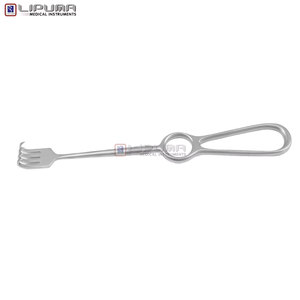 เครื่องมือดึงเนื้อเยื่อแบบแมนนวล Kocher Retractor คุณภาพสูง ขนาด 22.0 ซม. ทำจากสแตนเลสสตีล คม 4 ง่าม สำหรับการผ่าตัด - Product Image 5