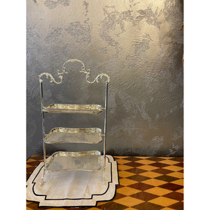 Metal Customizable Size Eco-Friendly Elegant Design <b>3</b> <b>Tier</b> <b>Cake</b> <b>Stands</b> Tools for Hotel Restaurant Birthday Celebrations <b>Cakes</b> - Product Image 4
