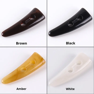 Botones de Acrílico en Forma de Oliva para Abrigos y Suéteres, Accesorios de Moda, Venta al Por Mayor - Product Image 6