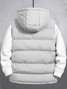 Chaquetas Acolchadas Unisex de Poliéster, Duraderas, de Grosor Estándar, con Diseños Personalizados, Estilo Vintage, Reversibles y con Capucha - Product Image 2