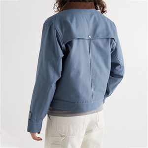 Factory Direct Customizable Vintage <b>Canvas</b> <b>Jackets</b> Breathable Cotton Polyester for Spring Winter Fashion Street Wear Outwear - Product Image 5