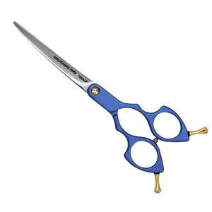 Curved Professional <b>Dog</b> Grooming <b>Scissors</b> in Blue High-Quality VG10 Steel Pet Shears for <b>Dogs</b> and Cats Hair Cutting Adjustable - Product Image 6