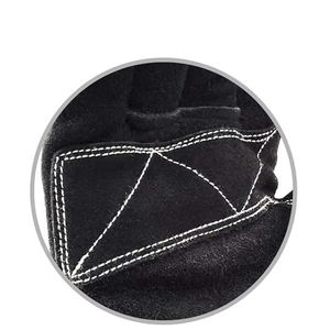 Gants de lutte contre les incendies en cuir pleine fleur renforcé, gants de pompier anti-coupure et anti-choc doublés Kevlar pour intervention en zone forestière - Product Image 2