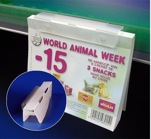 Gran oferta, soporte para etiquetas, etiquetas de precio de diseño gratuito, venta al por mayor, etiquetas acrílicas personalizadas para estantes de supermercado - Product Image 3