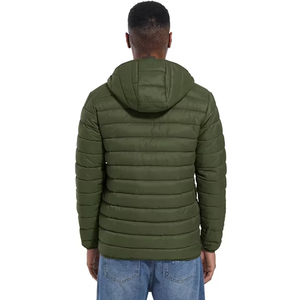 Wholesale Factory Direct Puffer Down <b>Jackets</b> Windproof Outerwear Filled Winter Coats Autumn Outdoor Regular Fit Olive Green Coat - Product Image 2