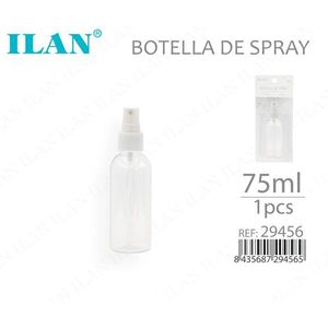 Flacone spray da 75 ml in plastica trasparente per viaggi e uso personale - Product Image 3