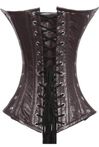 Corsets vintage pour femmes, sexy, gainants, respirants, en cuir moderne, pour grandes tailles - Product Image 5