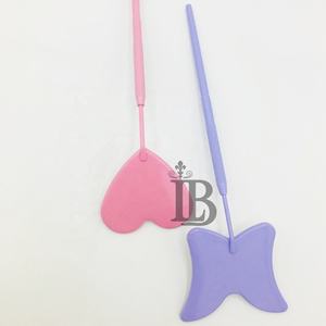 Espejo de Maquillaje de Acero Inoxidable con Diseño de Mariposa Morada, Recubrimiento en Polvo, Espejo de Pestañas con Forma de Corazón y Mariposa, Sostenible, para Maquillaje de Ojos - Product Image 5