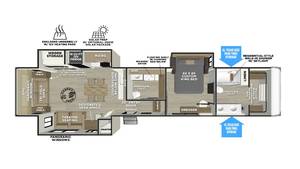 Nouveau 2026 F-o-r-e-s-t R-i-v-e-r Wildwood H-e-r-i-t-a-g-e G-l-e-n 380W-D-R - Product Image 2