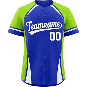Camiseta de Béisbol Personalizada con Impresión por Transferencia de Calor, Uniforme Deportivo, 100% Poliéster, Absorbente de Humedad, Antibacteriano, Fabricante - Product Image 4