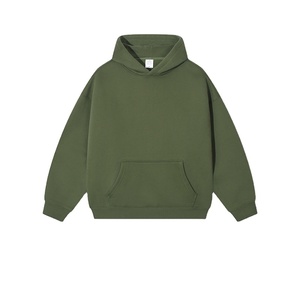 Sweat-shirts à capuche surdimensionnés pour la vente en gros, sweats-shirts à capuche unisexes personnalisés, 450GSM, streetwear décontracté, 100% coton, pour hommes - Product Image 1