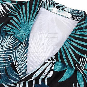 Modern <b>Men</b> Hawaiian <b>Shirt</b> Short Sleeve Tropical Print Button Up Casual <b>Shirt</b> <b>For</b> Beach Vacation Travel And Resort Wear - Product Image 5