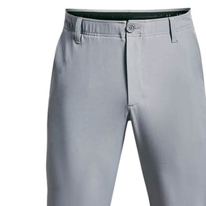 Pantalones de Golf para Hombre, Corte Recto, Ligeros, Transpirables, de Poliéster, Casuales, de Verano, con Cinturón, Cintura Media, Frente Plano - Product Image 3