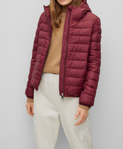 Veste matelassée à capuche à manches longues pour femme, style hiver, fabrication OEM de haute qualité, respirante, en coton confortable - Product Image 2