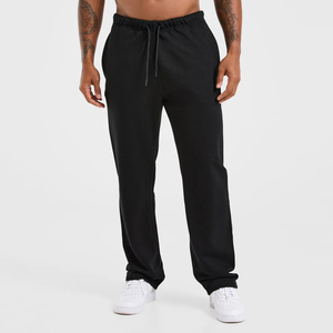 Top Selling Wholesale OEM Custom Logo Men <b>Oversized</b> Straight Leg <b>Joggers</b> & Sweatpants Eco-Friendly Quick Dry Drawstring Closure - Product Image 1