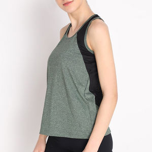 Camisetas sin mangas acanaladas ligeras de alta calidad para mujer, chalecos deportivos transpirables y elásticos sin mangas, estilo hip hop, de secado rápido frontal. - Product Image 3