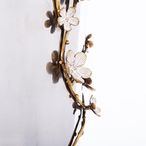 Florero de Diseño Floral en Acero Inoxidable y Latón para Decoración del Hogar, Centro de Mesa para Sala de Estar - Product Image 3