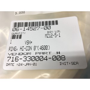 LAM 716-330004-008 Anillo, Foco, Hi-Cond, ESC, 8" - Equipo y piezas de semiconductores de confianza de la marca global Legacy - Product Image 3