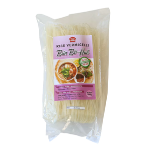 Venta al por mayor de fábrica Nhat Huong OEM/Marca Privada 300g Fideos Secos Hue de Cocción Rápida Sin Gluten Tiras Pequeñas - Product Image 1