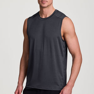 Camiseta sin Mangas para Hombre, Transpirable, Última Moda 2026, Diseño de Bloques de Color en Contraste, Hecha de Algodón Suave y Ligero - Product Image 4