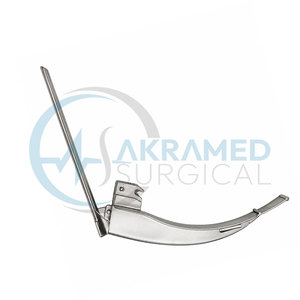 Lámina de Laringoscopio LED de Fibra Óptica McCoy con Certificación CE, Punta Flexible Tamaño 4, Instrumento Reutilizable de Acero Inoxidable para las Vías Respiratorias - Product Image 3